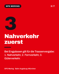 Nahverkehr zuerst