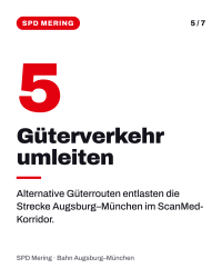 Güterverkehr umleiten