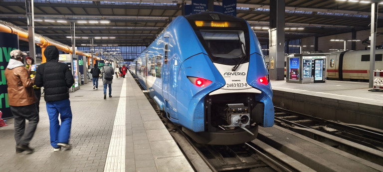 Arverio am Münchner Hauptbahnhof | Foto: Markus David