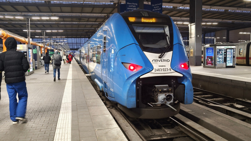 Arverio am Münchner Hauptbahnhof